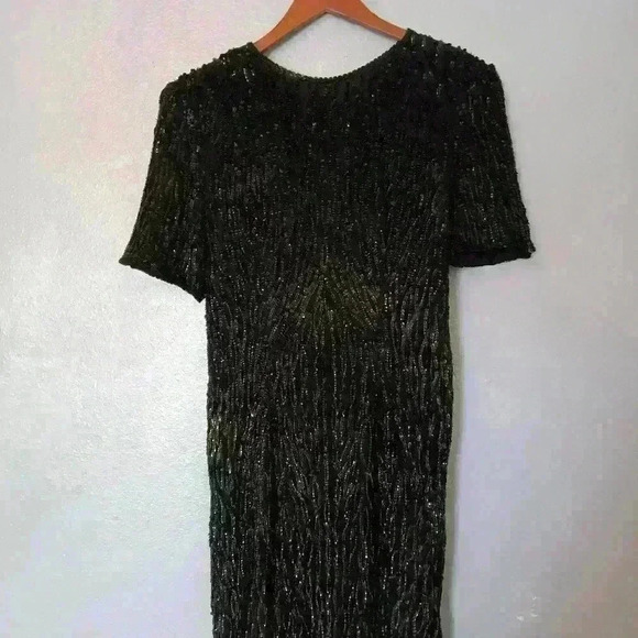 Stenay Sequined Silk Dress Size 10 - Picture 2 of 16